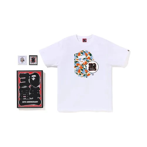 A BATHING APE Store Indonesia Bape 30th Anniversary Ape Head Tee Set