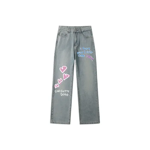 AFTER SCHOOL SPECIAL Jeans Unisex Light Blue