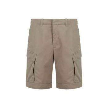 Zzegna Casual Shorts Men Brown