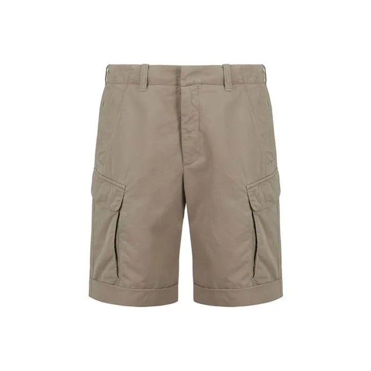 Zzegna Casual Shorts Men Brown-0
