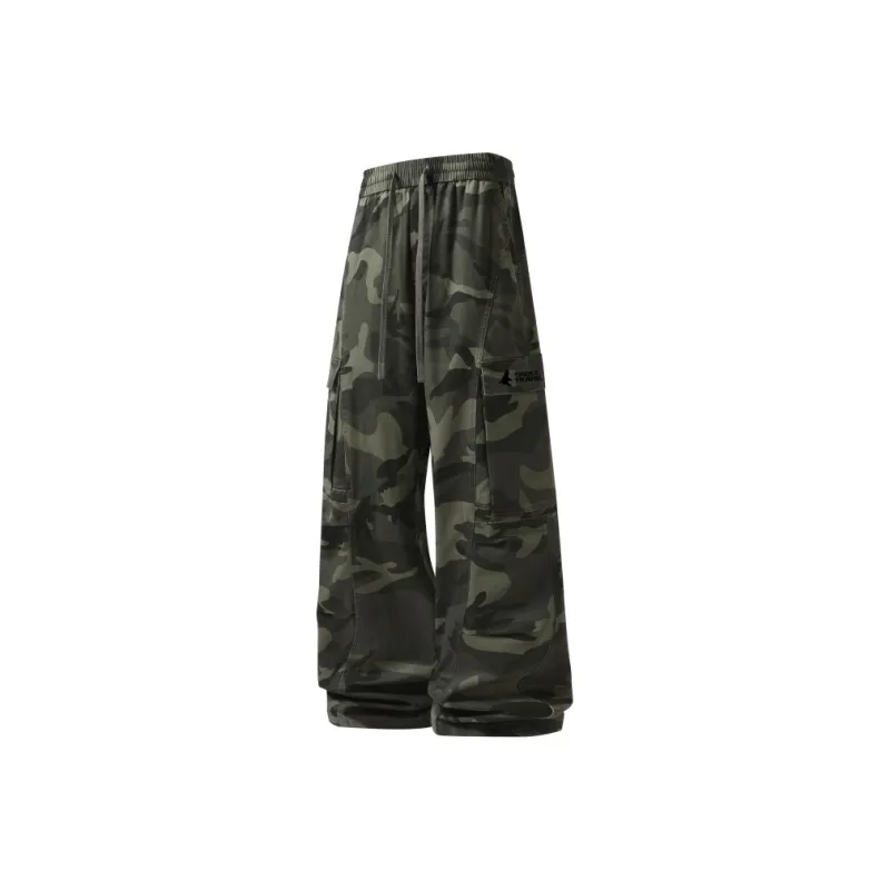 TREK&TRAVEL Cargo Pants Unisex Camouflage-0