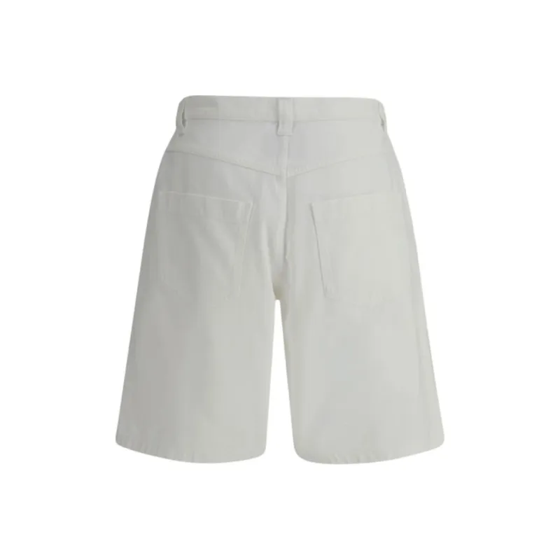 MOSCHINO Denim Shorts Men's White-1