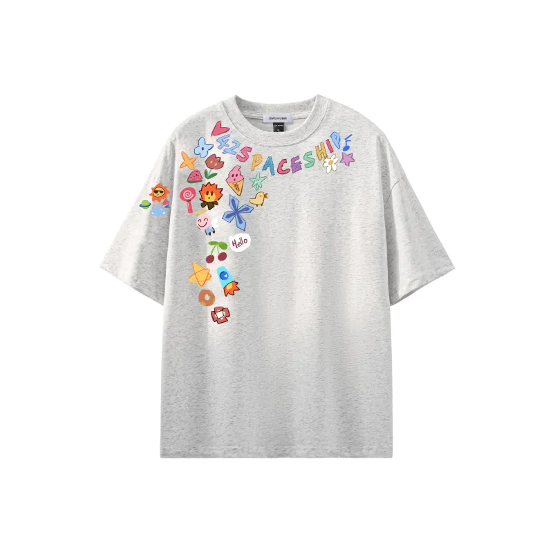 42SPACESHIP T Shirts Unisex-0