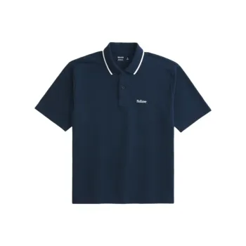 Hollister Polo Shirt Men's Marine Blue