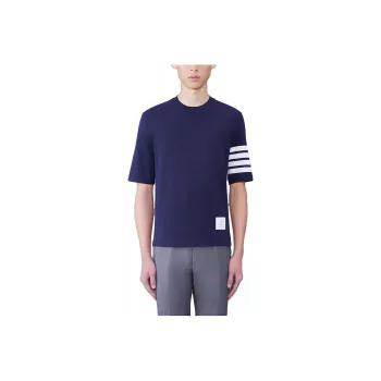 THOM BROWNE 4 Bar Stripe 2003 print T shirt