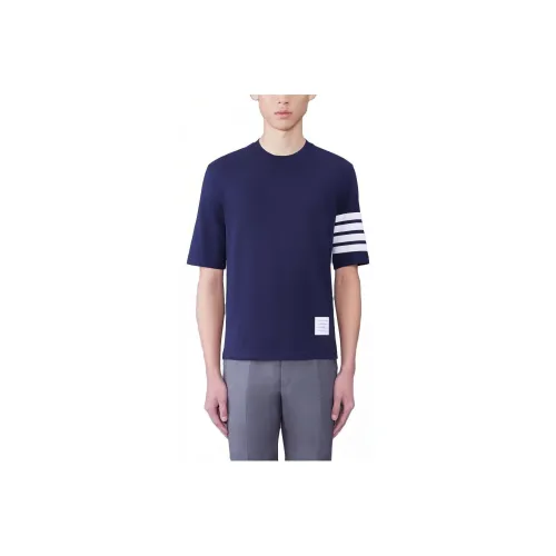 THOM BROWNE 4 Bar Stripe 2003 print T shirt