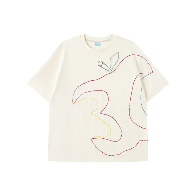Crying Center T Shirt Unisex Apricot-0