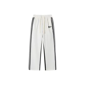 CHARLIE GOLF Casual Pants Unisex Black White