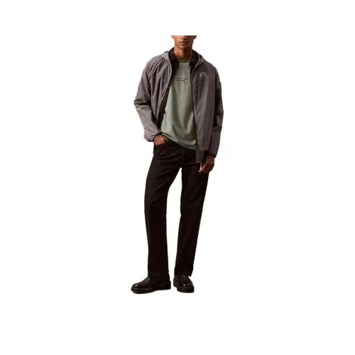 CALVIN KLEIN Jackets Coats Men's Gray Purple