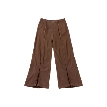 KADAKADA SUITE Casual Pants Unisex Dark Brown
