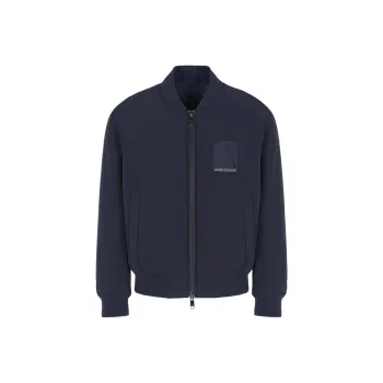 EMPORIO ARMANI FW24 Puffer Jacket Men's Navy