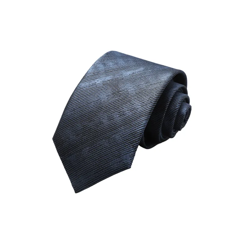 GOLDLION Mulberry Silk Ties Men's Gray Blue-12