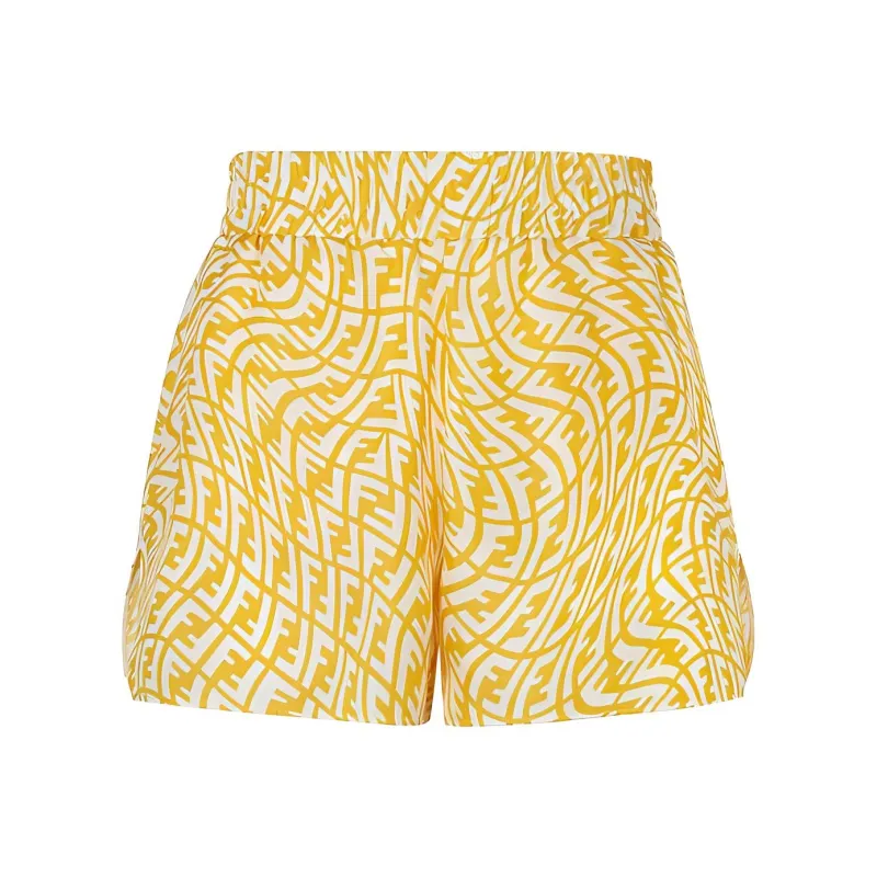 FENDI Casual Shorts Men's Yellow-0