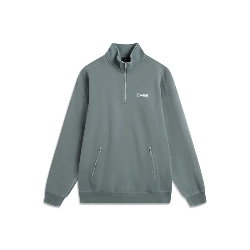 LiNing Sweatshirt Men's Storm Gray Washed-0