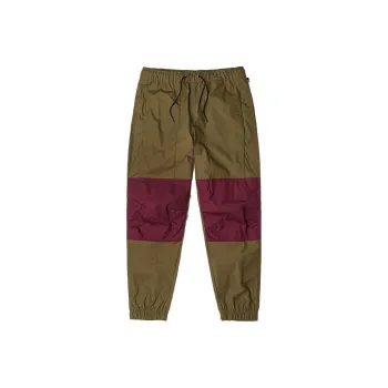 Timberland Mens Colorblock Outdoor Jogger Pants Dark Olive