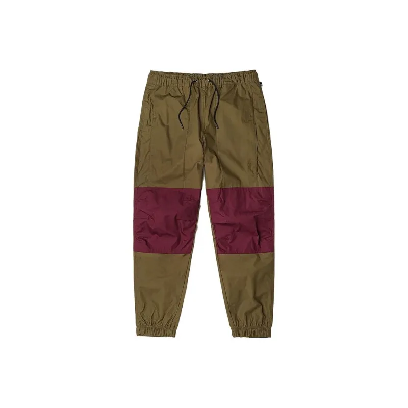 Timberland Mens Colorblock Outdoor Jogger Pants Dark Olive-0