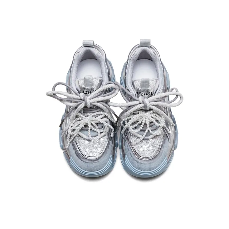 Chibang Breathable Low Top Chunky Sneakers Women's-2