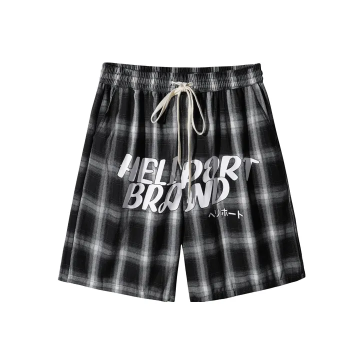 HELIPORT Shorts Unisex Black White-0