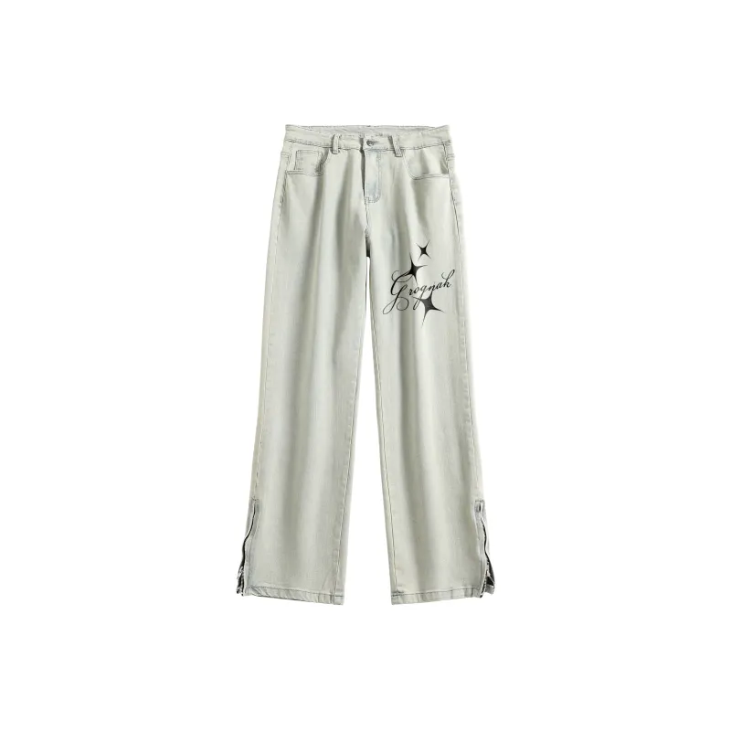 GROGNAK Jeans Unisex Yellow Mud-0