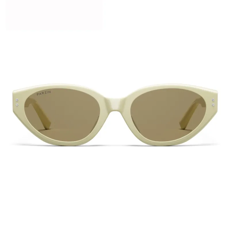 PARZIN Plate Frame Cat Eye Sunglasses Unisex-9