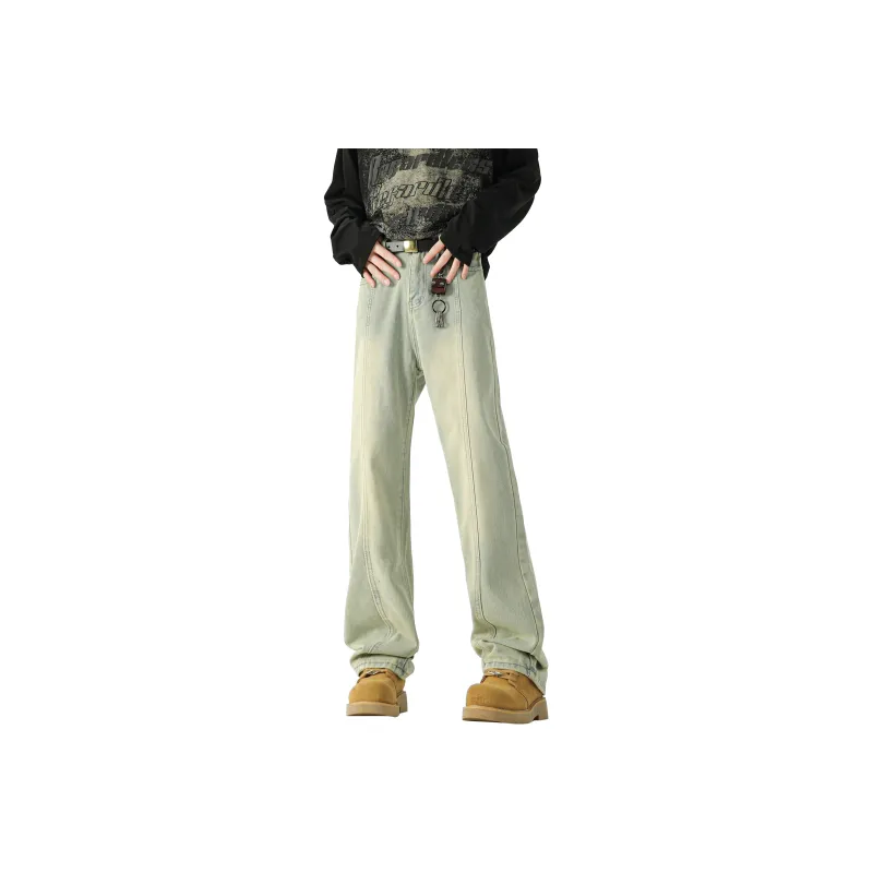 LA'T.WEEKEND Jeans Unisex Yellow Mud-0