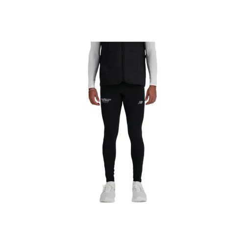 New Balance United Airlines NYC Half NB Sleek Tight Casual Pants Men's Black