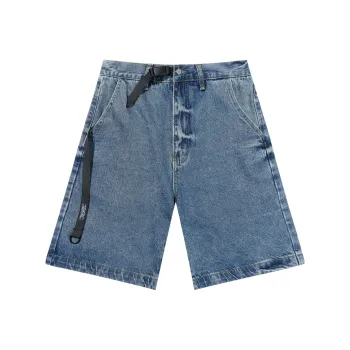 ALL IN Denim Shorts Unisex Blue