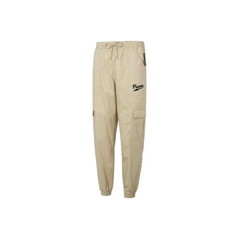 PUMA Casual Pants Men Khaki-0