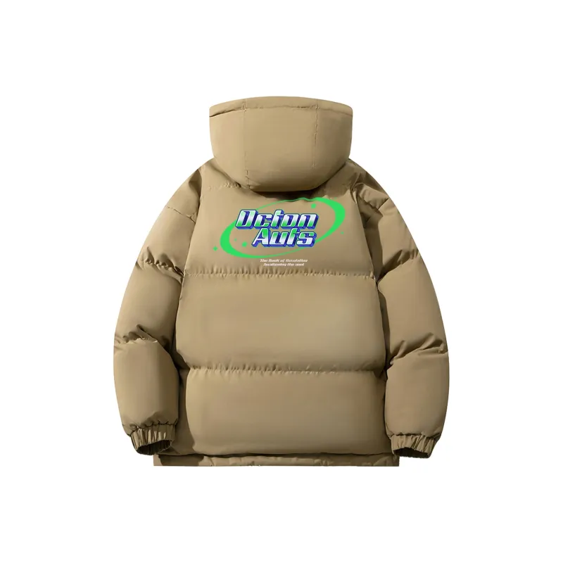 Small Columns Under The Sea Puffer Jacket Unisex-8