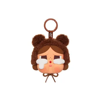 POP MART CRYBABY Silicone Earphone Case Regular Women's Brown/Yellow