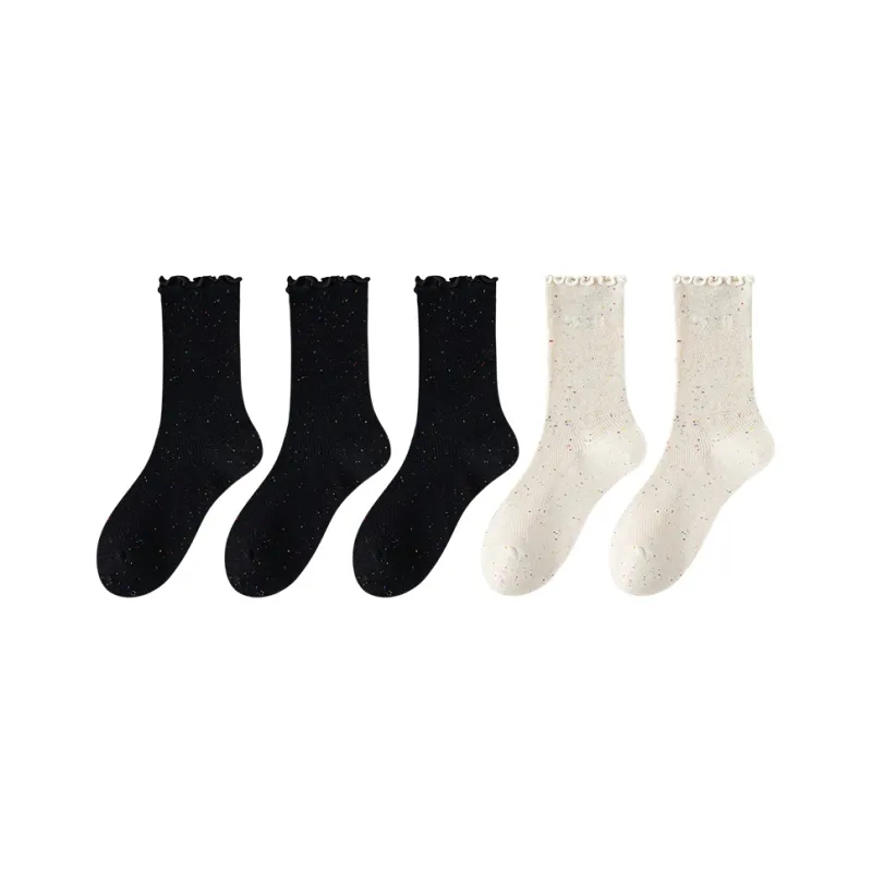 Top Melon Mid Calf Socks Women's Combo Set-15