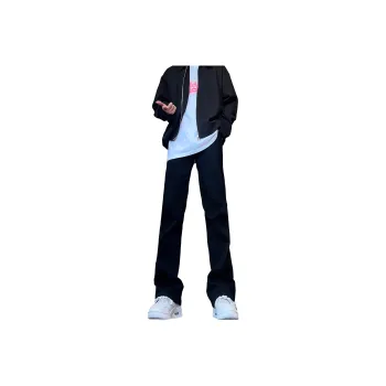 HOKLV Jeans Unisex Black