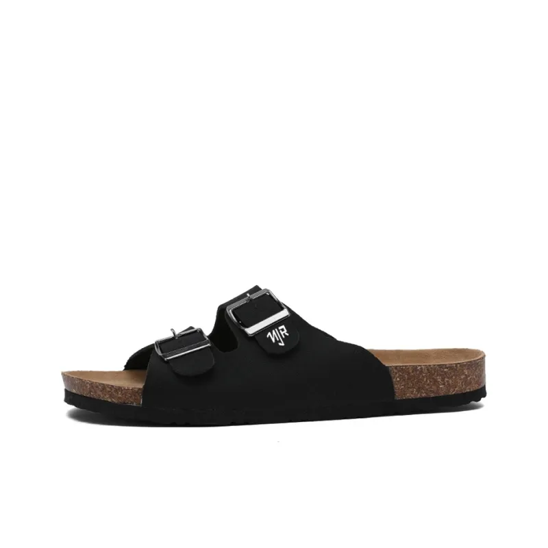 NANJIREN Slip Resistant Abrasion Resistant Slide Slippers Men's-6