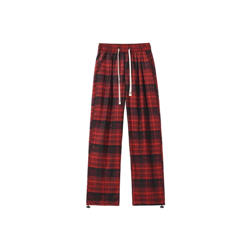 BEAR UNION Casual Pants Unisex Red-0