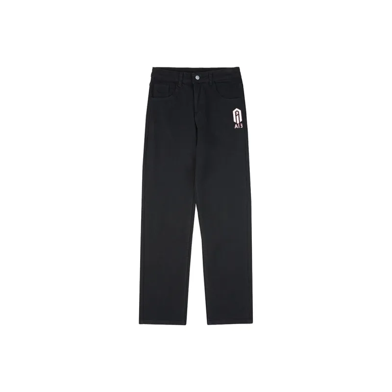AI3 Iverson China Series Jeans Unisex Black-0