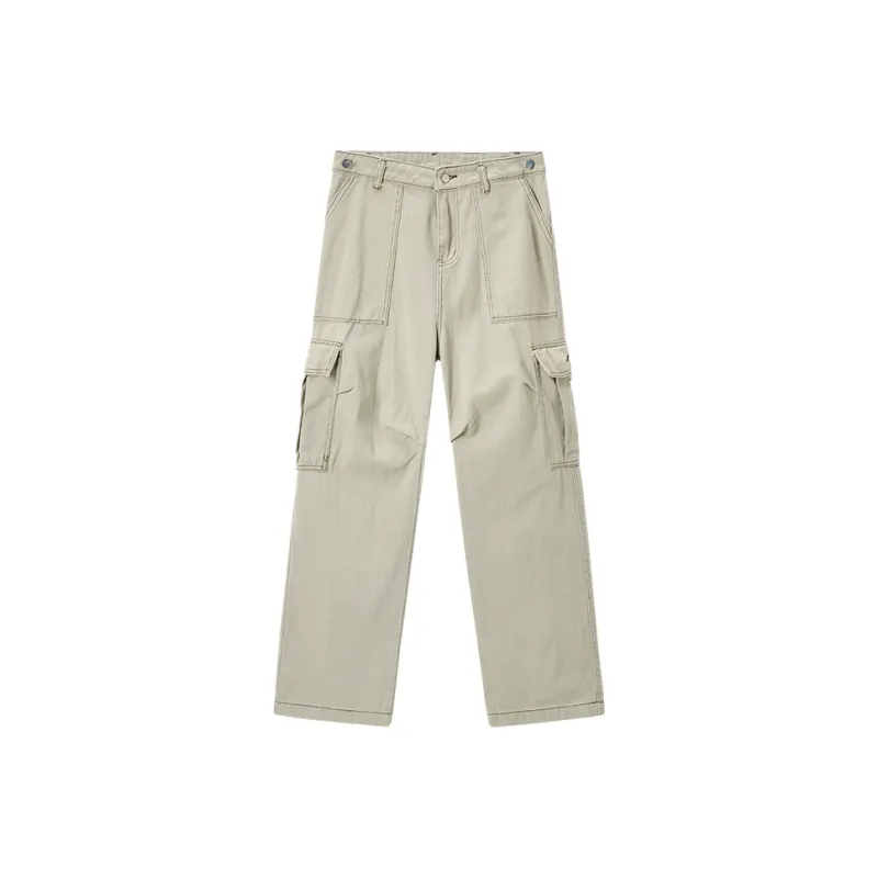 EVBD Casual Pants Unisex Apricot-0