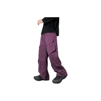 DJ.SPIRIT Cargo Pants Unisex Late Night Purple