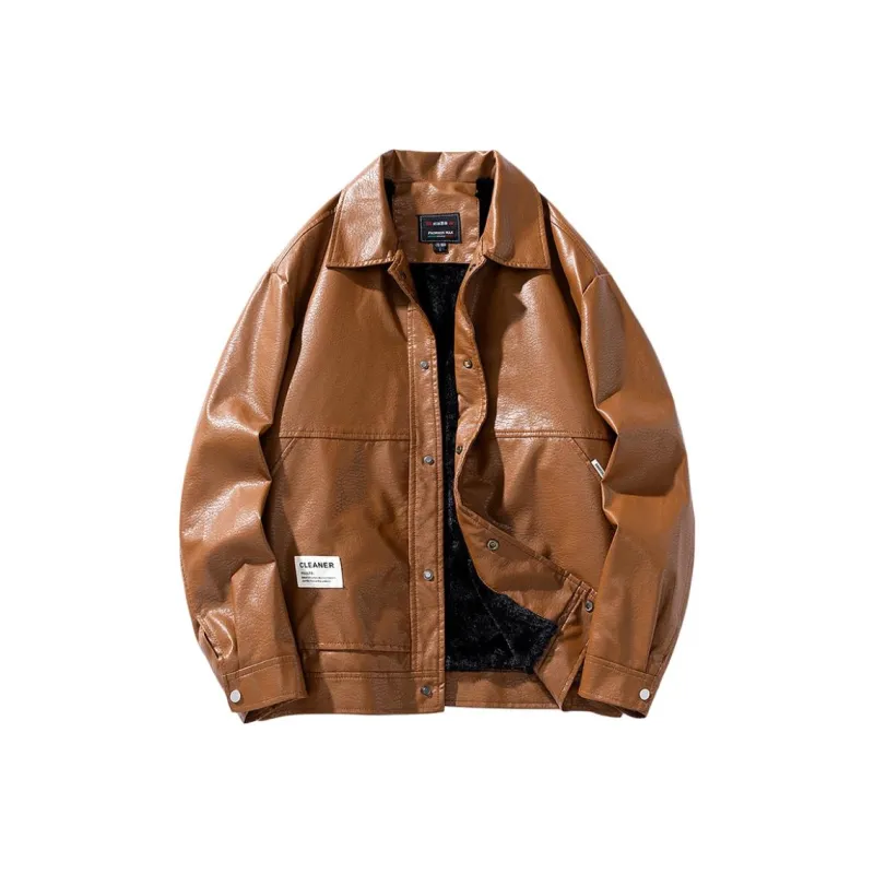 PIERRE CARDIN Leather Jacket Men's-12