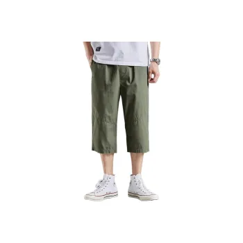 Tonlion Cargo Shorts Men's Dark Green