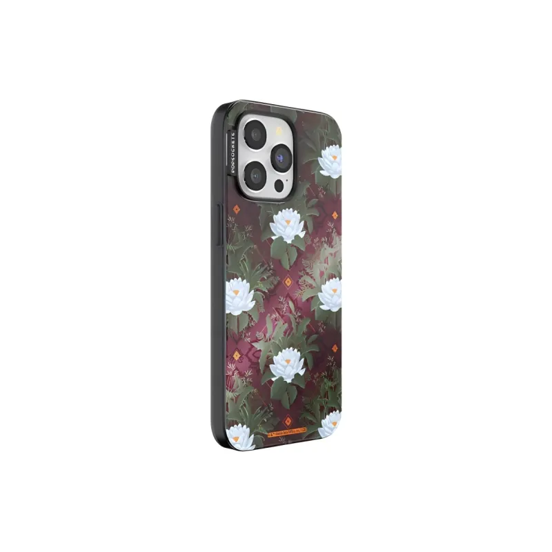 PopSockets TPU Material White Lotus Resort Phone Cases Compatibility With IPhone Collection Luxury-3