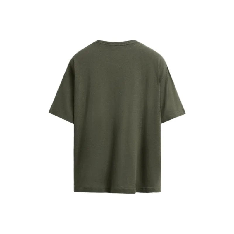 ZARA T Shirts Men Khaki-1