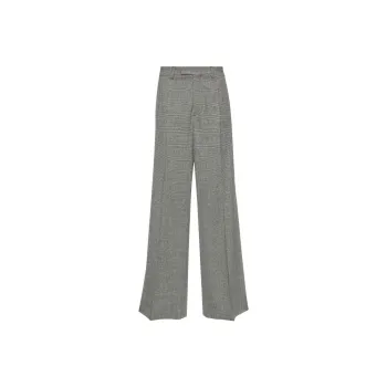 Vetements Prince Of Wales Wide leg Trousers