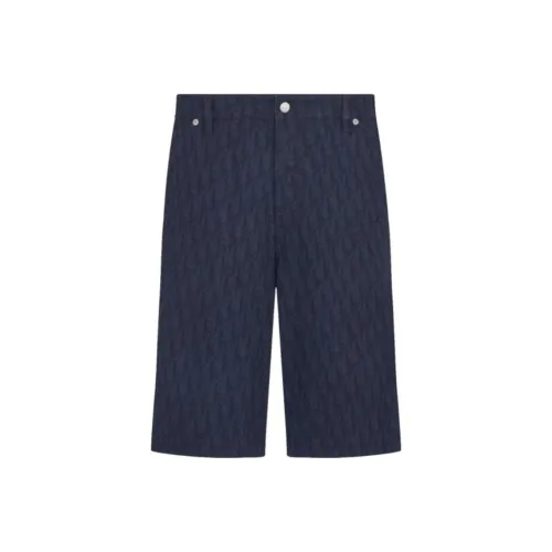 DIOR FW22 Cargo Shorts Men's Marine Blue