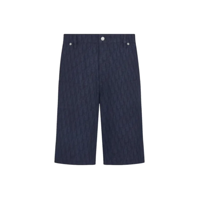 DIOR FW22 Cargo Shorts Men's Marine Blue-0