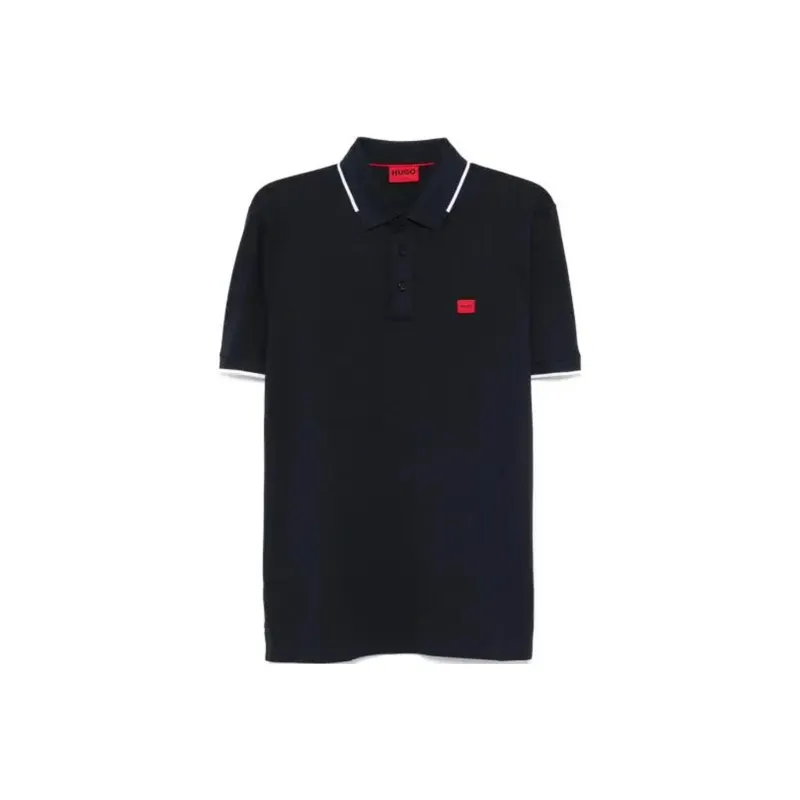 Hugo Logo patch Polo Shirt-0