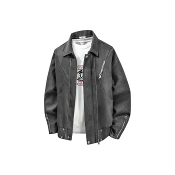 FASTFISH Leather Jackets Unisex