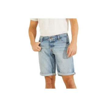 GUESS Denim Shorts Men Blue