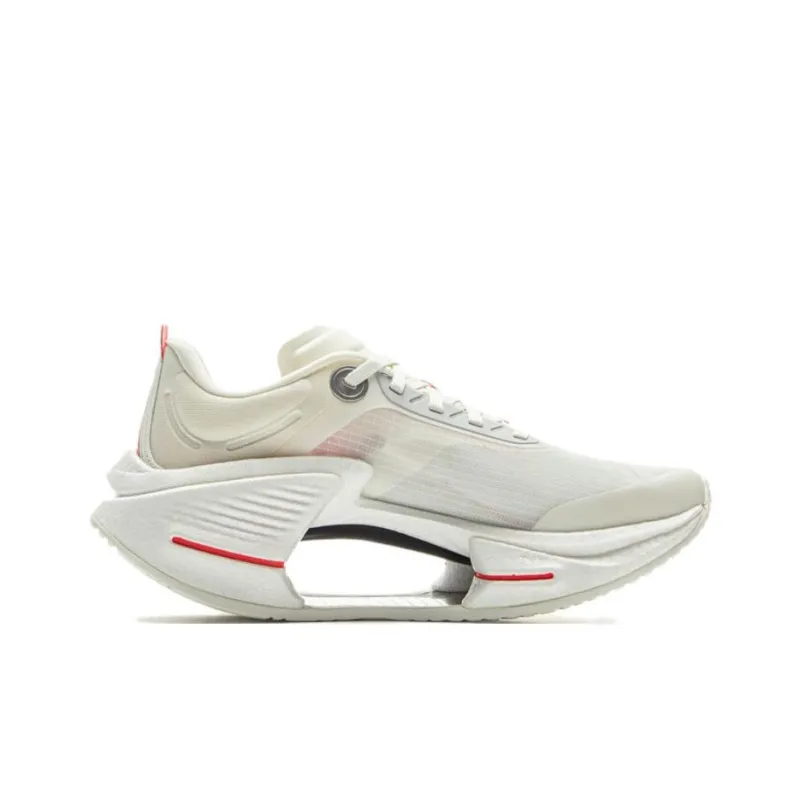 LiNing Shadow 3 ESSENTIAL Cushioning Support Rebound Low Top Casual Running Shoes Women's White Red-1