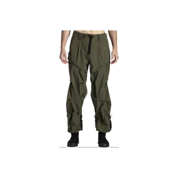 NORVINCY Western Outdoor Solid Color Casual Pants Unisex