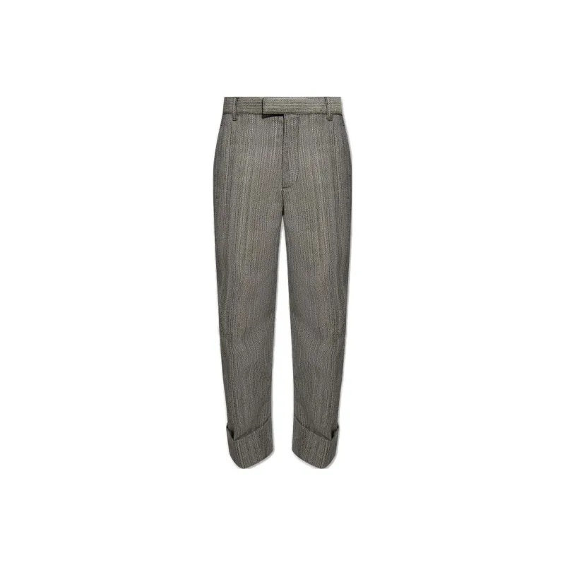 Bottega Veneta Casual Pants Men Gray-0